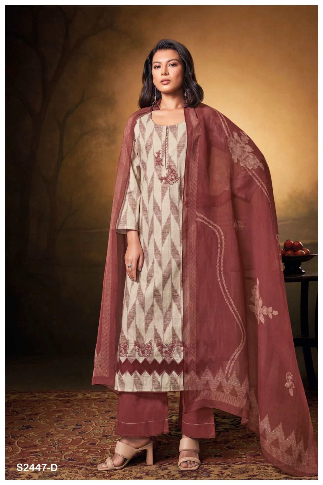 Ganga Humsiha 2447 Cotton Digital Printed Wholesale Fancy Salwar Suit Catalog — Wholesale Salwar Suits, Ganga wholesale from Surat - Gallery Image 2